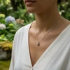Silver Blackberry Necklace Pendant